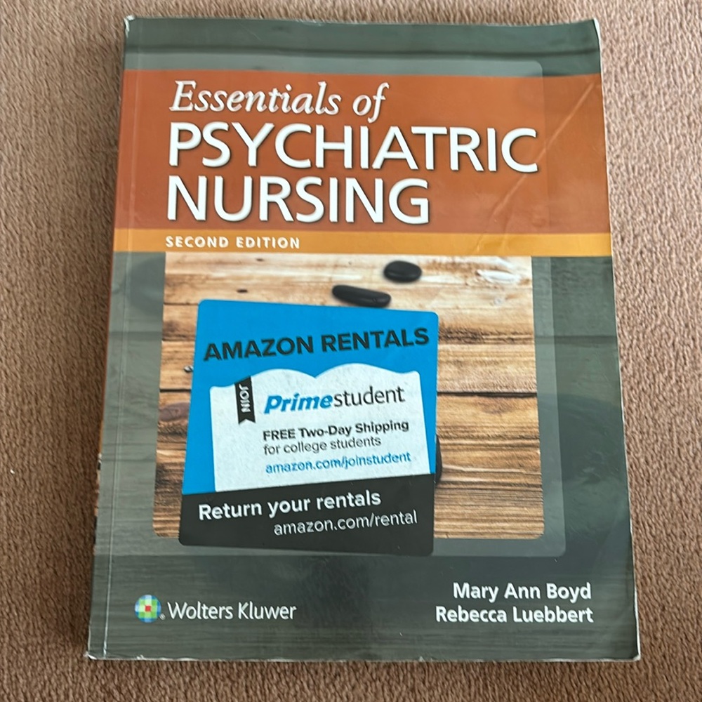 Essentials of Psychiatric Nursing, 2nd Edition, Wolters Kluwer
